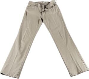 Levi's 505 Straight Leg Tan Khaki Stretch Jeans 31x32